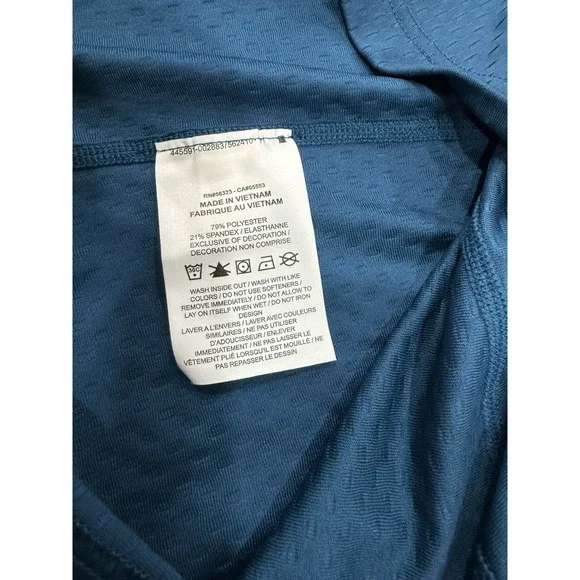 New Nike Women's Plus Size 1X Air Running Tank Top Blue  MSRP $50 DB4448-432 - Picture 4 of 10